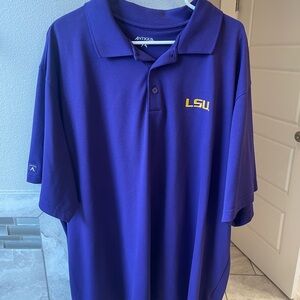 Antigua LSU Purple Men's Polo Shirt